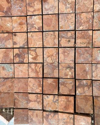 Rosso Verona mosaico 30x30 su rete