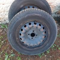 4 cerchi e 4 gomme R15 fiat punto 