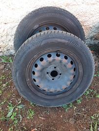 4 cerchi e 4 gomme R15 fiat punto 