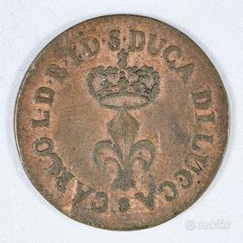 1 Soldo 1826 - Carlo L di Borbone Ducato di Lucca