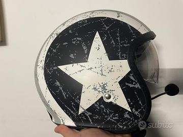 Casco Stile Vintage Taglia L