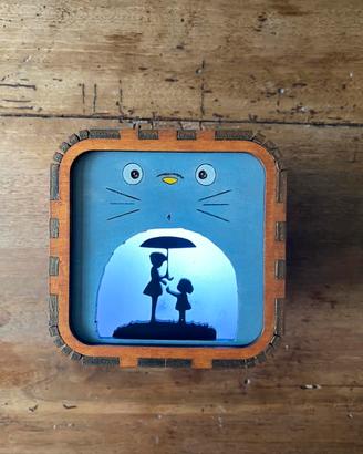 Cubo luminoso con luce led Totoro