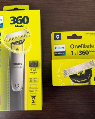 Philips OneBlade 360 5 in 1 + Lama OMAGGIO - NUOVO