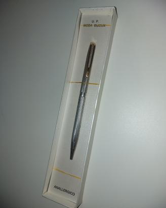 Penna Waterman argento massiccio 