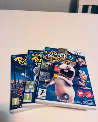 3 giochi Wii Rabbids