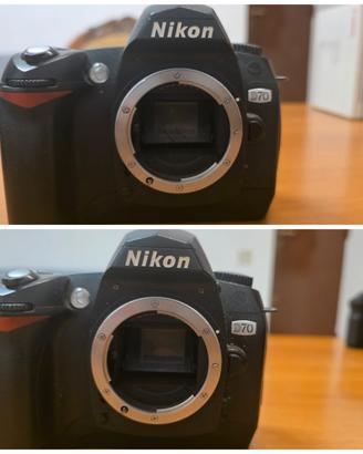 2x Nikon D70 - Solo per pezzi di ricambio