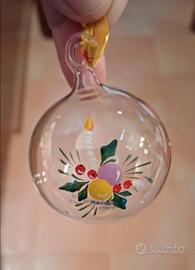 pallina in vetro di natale 