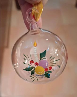 pallina in vetro di natale 