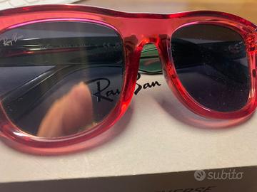 Ray-Ban Revers originali rossi trasparenti – occhi