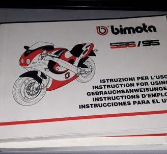 libretto uso e manutenzione BIMOTA SB6/95