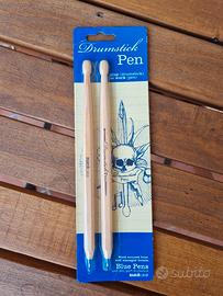 Drumstick Pen - Penne in legno da batterista 