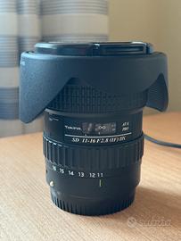 Tokina 11-16 f/2.8 - Attacco Canon EF-S