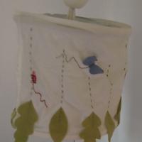 LAMPADARIO IN STOFFA PER CAMERA BIMBI