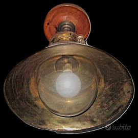 VECCHIA LAMPARA NAVALE 44 cm