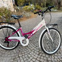 Bicicletta da ragazza Eclipse city smile 24pollici