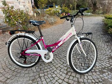 Bicicletta da ragazza Eclipse city smile 24pollici