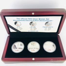 Germania raro cofanetto official FIFA Silver Set.
