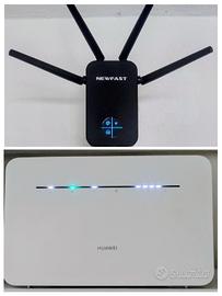 Modem 4g + Ripetitore Wifi