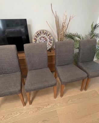 Set 4 sedie sfoderabili IKEA modello Henriksdal
