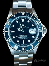Rolex Sub data 40 16610 trizio like new 1992 full
