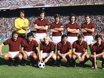 fotografia formazione Milan 10 scudetto 1979