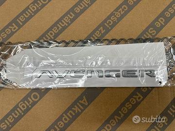 Logo Emblema Scritta AVENGER Originale Jeep