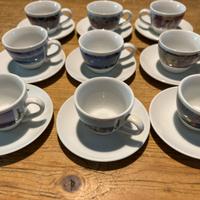 10 tazzine caffè porcellana fine Art