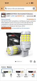 Coppia lampadine auto CENMOLL led W21W 7440