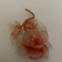 fiore in vetro di murano 