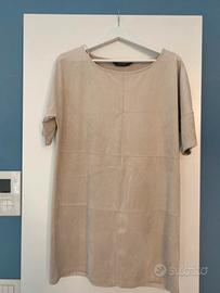 Mini dress Zara in suede