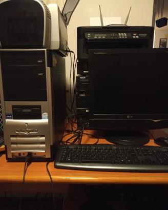 Pc Fisso+Monitor LG+Stampante Epson+Scanner Canon