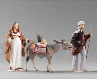 Statua in legno di Giuseppe e Maria