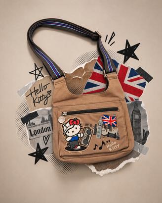 Borsello a tracolla Hello kitty london stile vinta