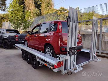 Carrello 3 Asse x Escavatori Muletti Piattaforme