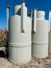 Serbatoio cilindrico troncoconico in Polipropilene