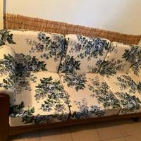 Divano tre posti in legno
