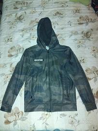 felpa con cappuccio militare taglia 158/160