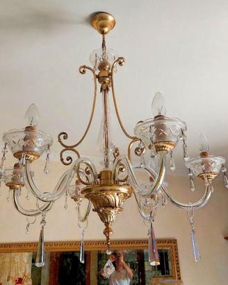 Due Lampadari più piantana Swarovsky