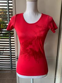 Tshirt sportiva rosso lampone in polartec Millet
