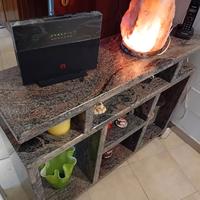 mobile porta tv in granito