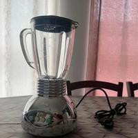 Frullatore in vetro e acciaio Vintage