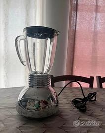 Frullatore in vetro e acciaio Vintage