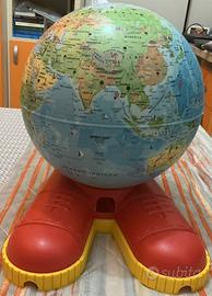 Mappamondo educativo per bambini con base