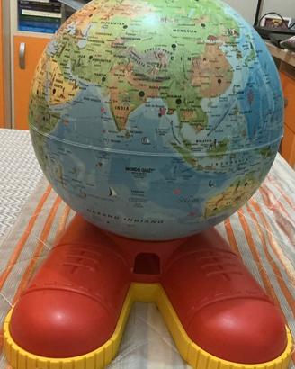 Mappamondo educativo per bambini con base