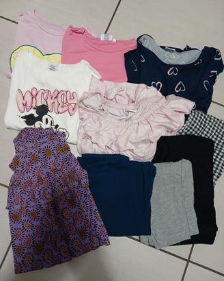 set abbigliamento bambina 9/10 anni