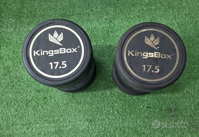 Coppia manubri kingsbox 17.5 kg