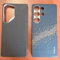 Due cover per Samsung S25 Ultra in fibra aramidica