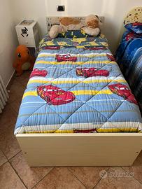 Letti singoli completi di rete