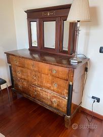 Cassettone Stile Impero + Specchiera
