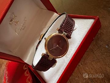 Cartier Orologio Must Vendôme in Vermeil